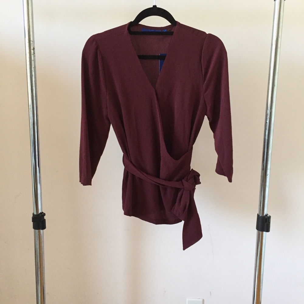 Apt. 9 Port Royals Surplice Wrap Top
